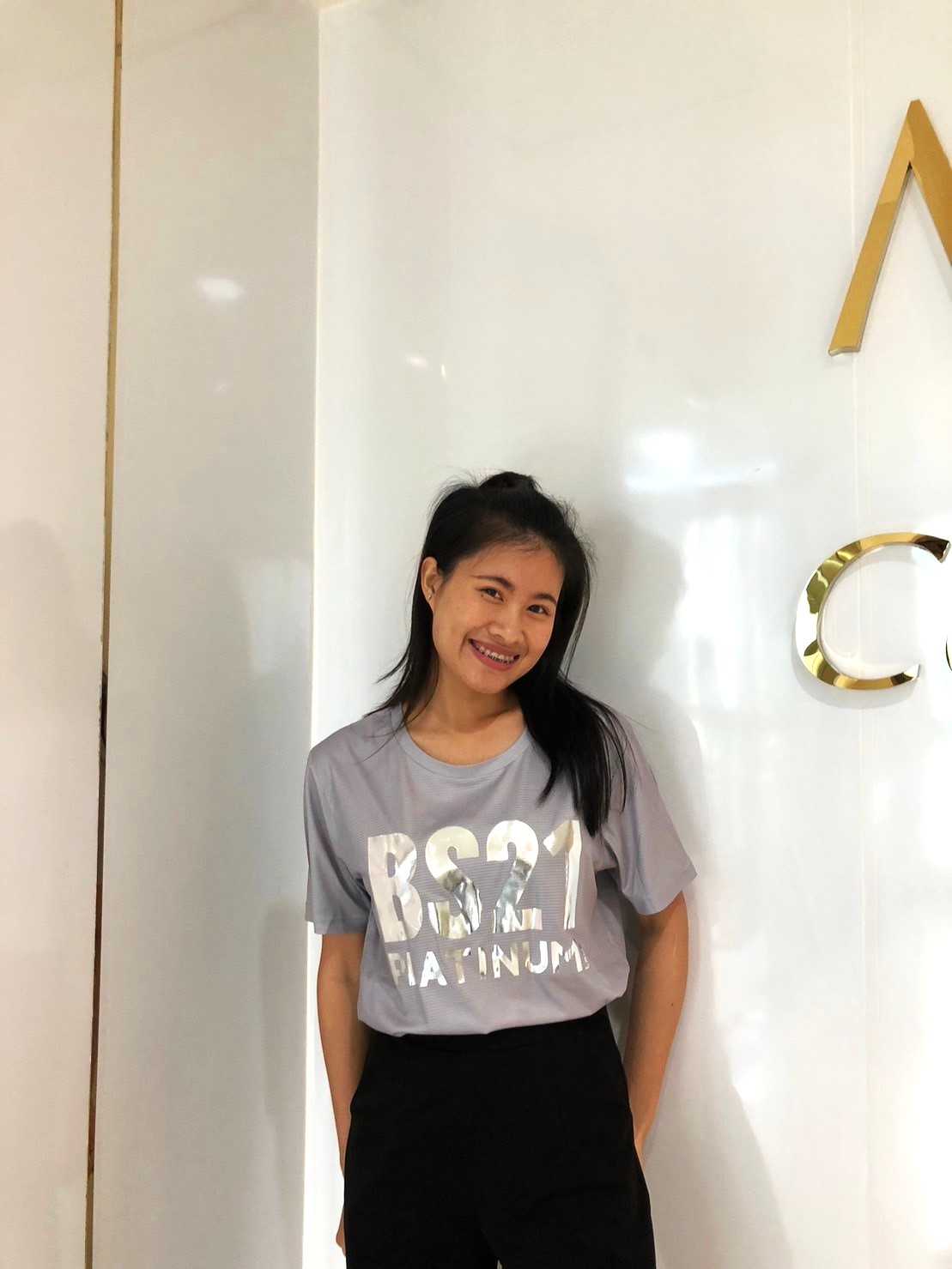 BS21 - เสื้อที่ระลึก Platinum Label สี Flashing Grey