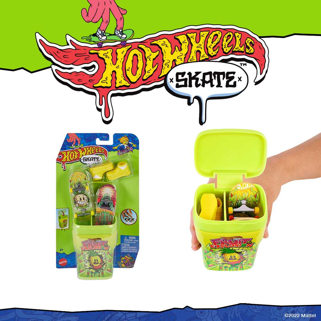 HOT WHEELS SKATE Flavor Container 2-Pack Assortment (HTP10-956A)
