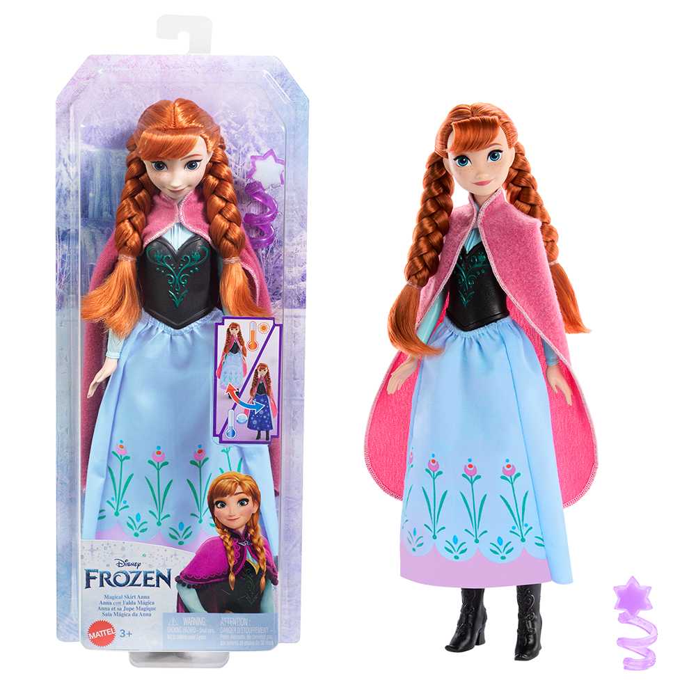 Disney Frozen Magical Skirt Anna Doll (HTG24)