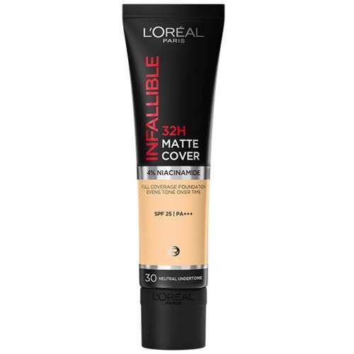 รองพื้นเนื้อแมท(เครดิต300฿/2งวด )L'Oréal Infallible 32H Matte Cover Foundation