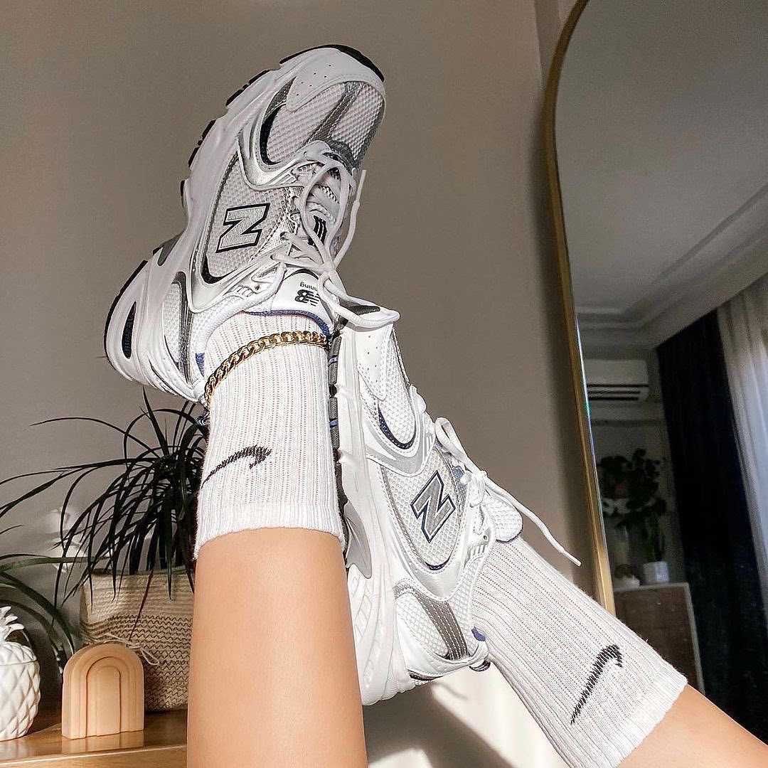 (พร้อมส่ง) New Balance MR530SG White Navy Silver