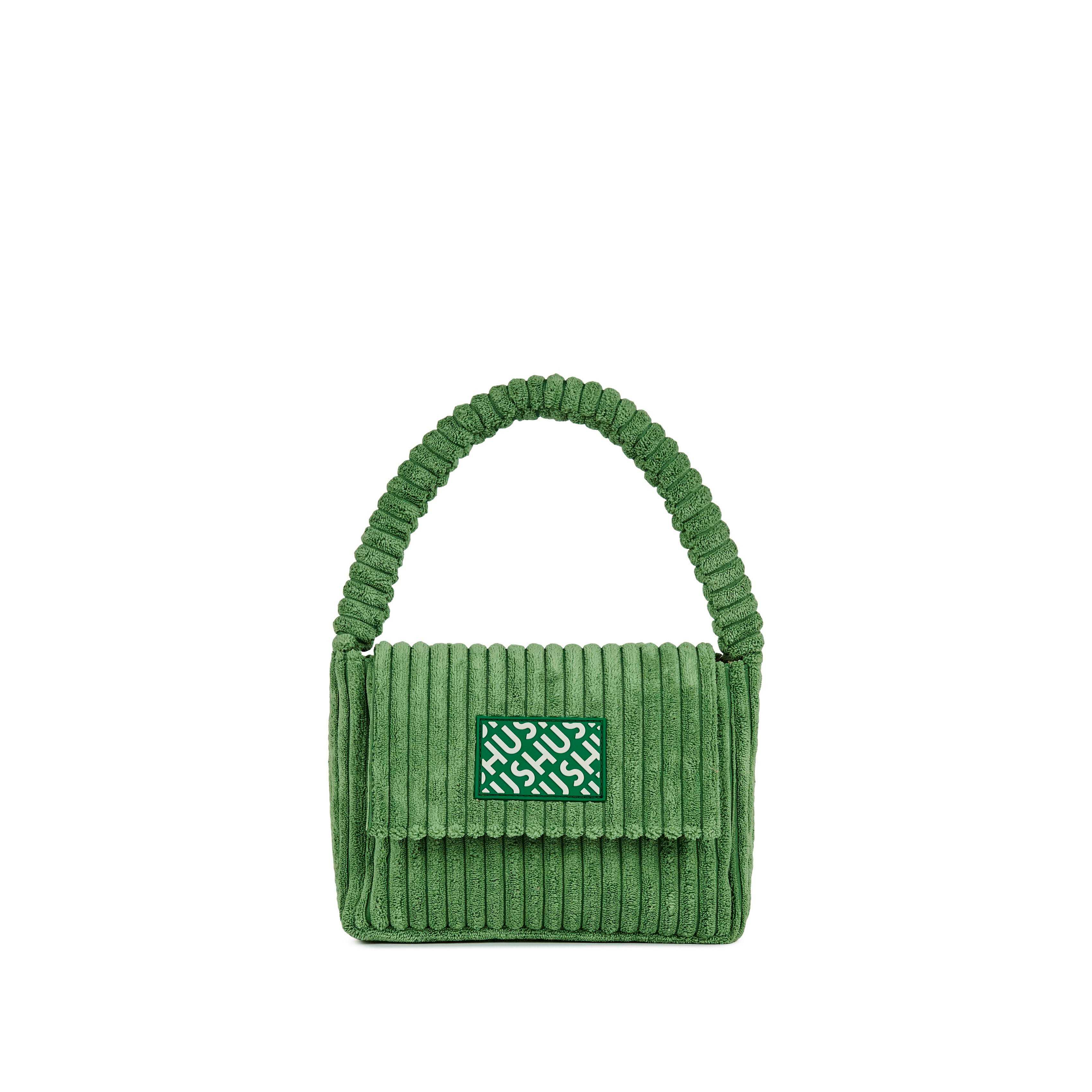 SHU NAMETAG PINCORD MINI BAG - GREEN #S    FWBT9103-GN01-1S