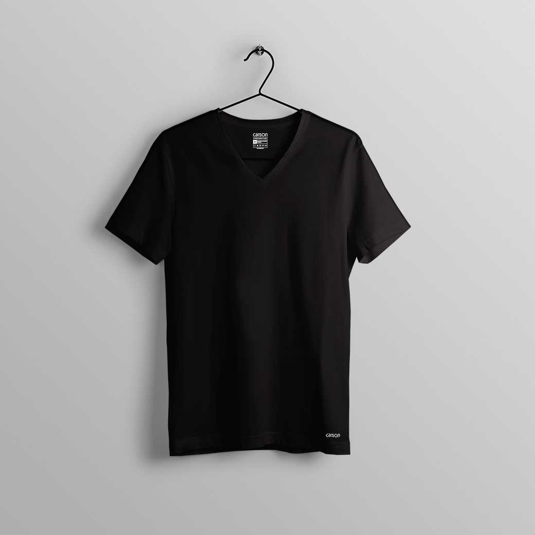 เสื้อคอวี |  Carson Men | รุ่นผ้า Modal Bamboo | แพ็ค 1 ตัว [TVM19309]