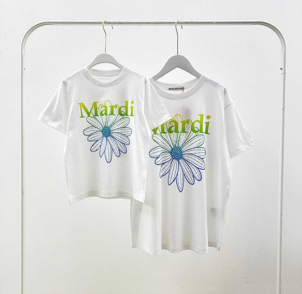 พร้อมส่ง Mardi Flower T-shrit(ไล่สี)