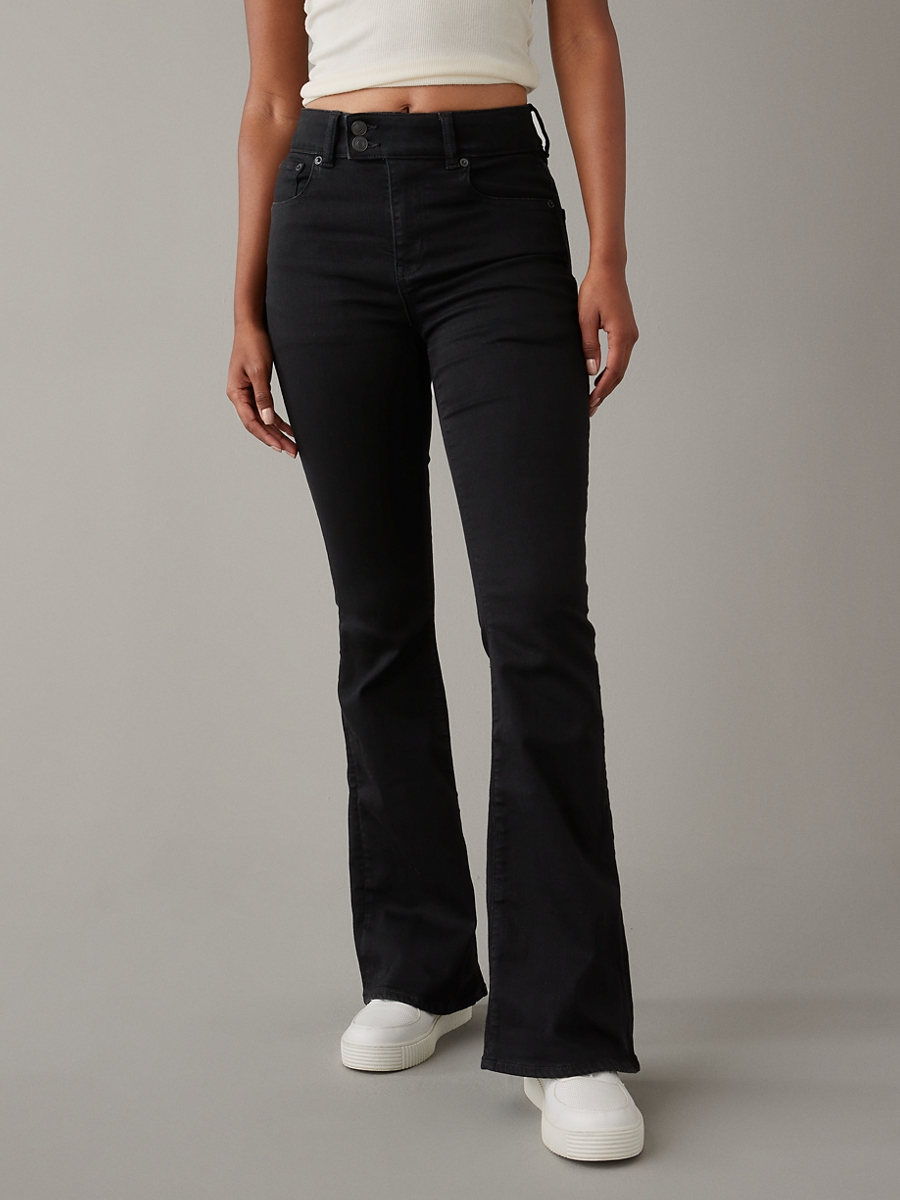 กางเกงยีนส์ ผู้หญิง SUPER HIGH-RISE FLARE JEANS ( 043-4854-022 )