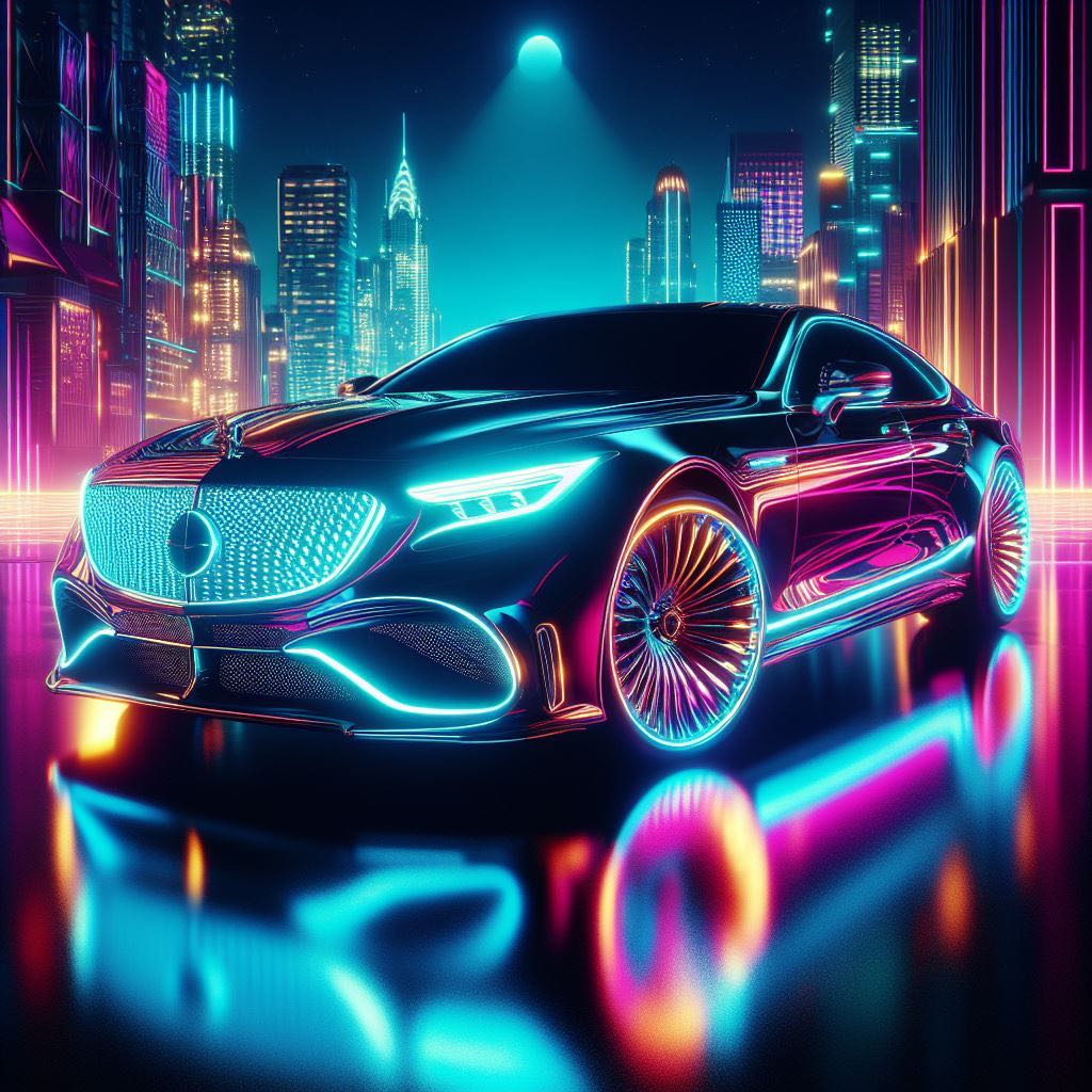 รถหรู ในเมืองเวทมนตร์ Luxury cars in the magic city สินค้า เป็นรูปแบบ  Digital files #All