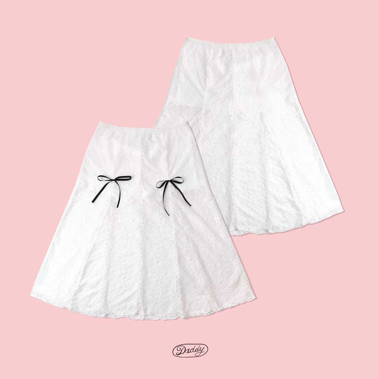 DADDY | Dorothy Skirt กระโปรงเอวต่ำ ผ้าลูกไม้ see through สุดน่ารัก