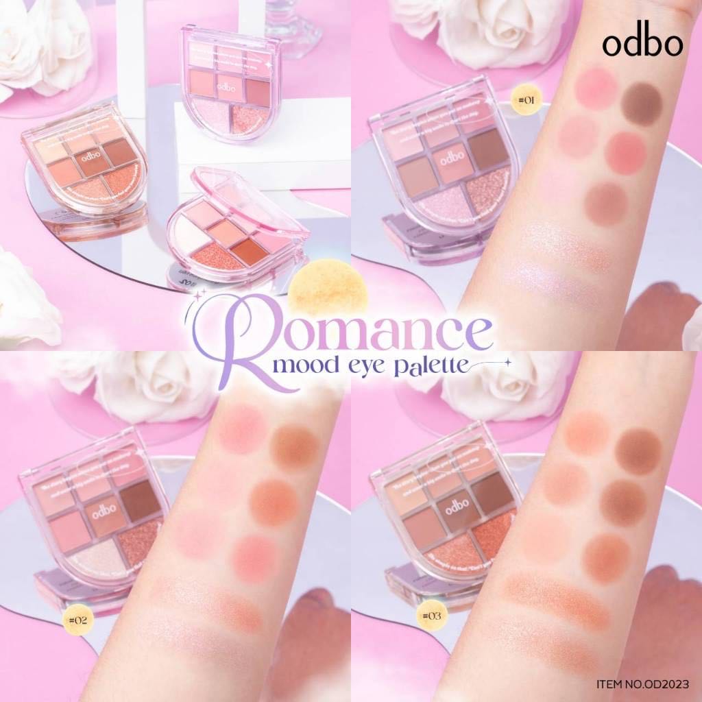 odbo Romance Mood Eye Palette อายแชโดว์พาเลท