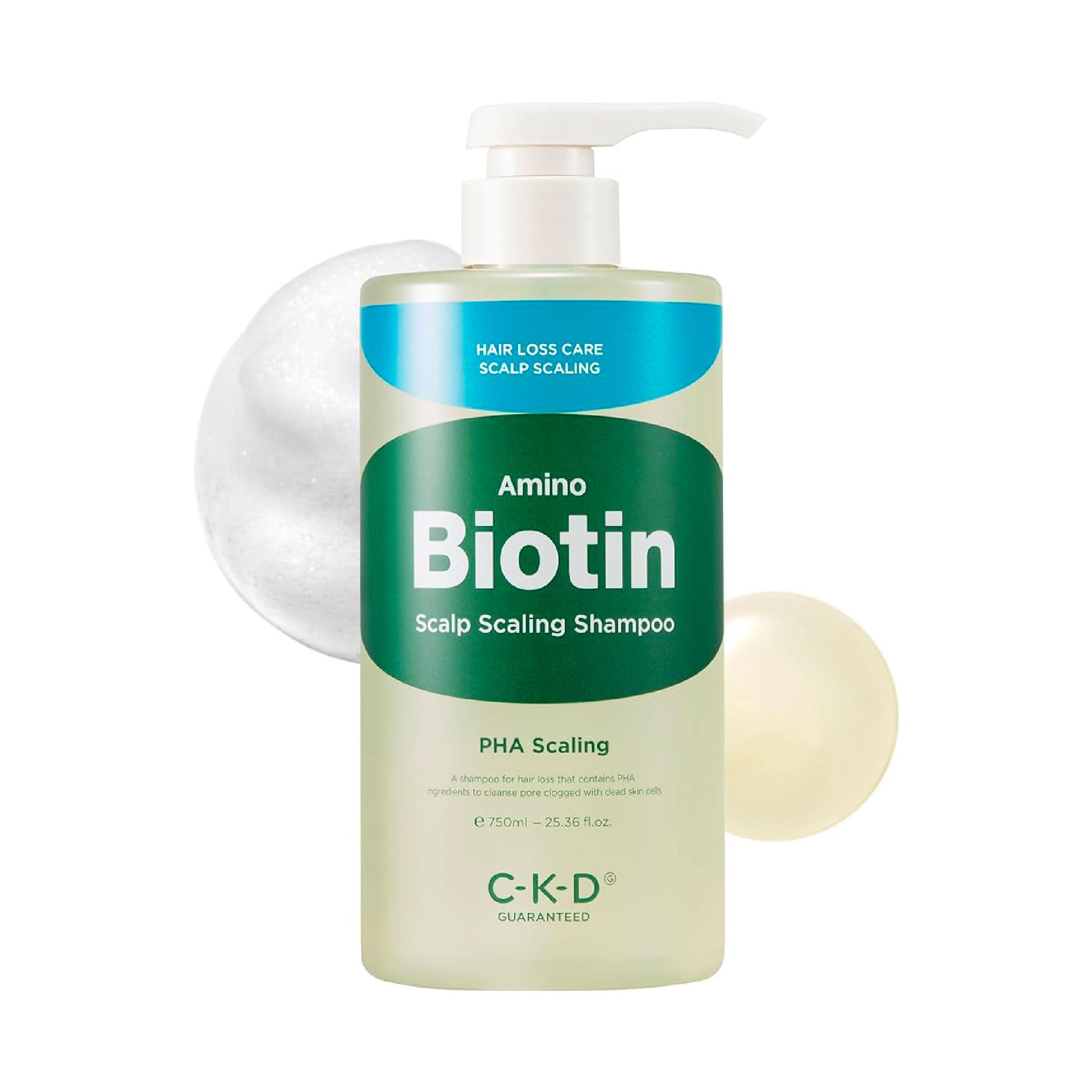 CKD Amino Biotin Scalp Scaling Shampoo 750ml.