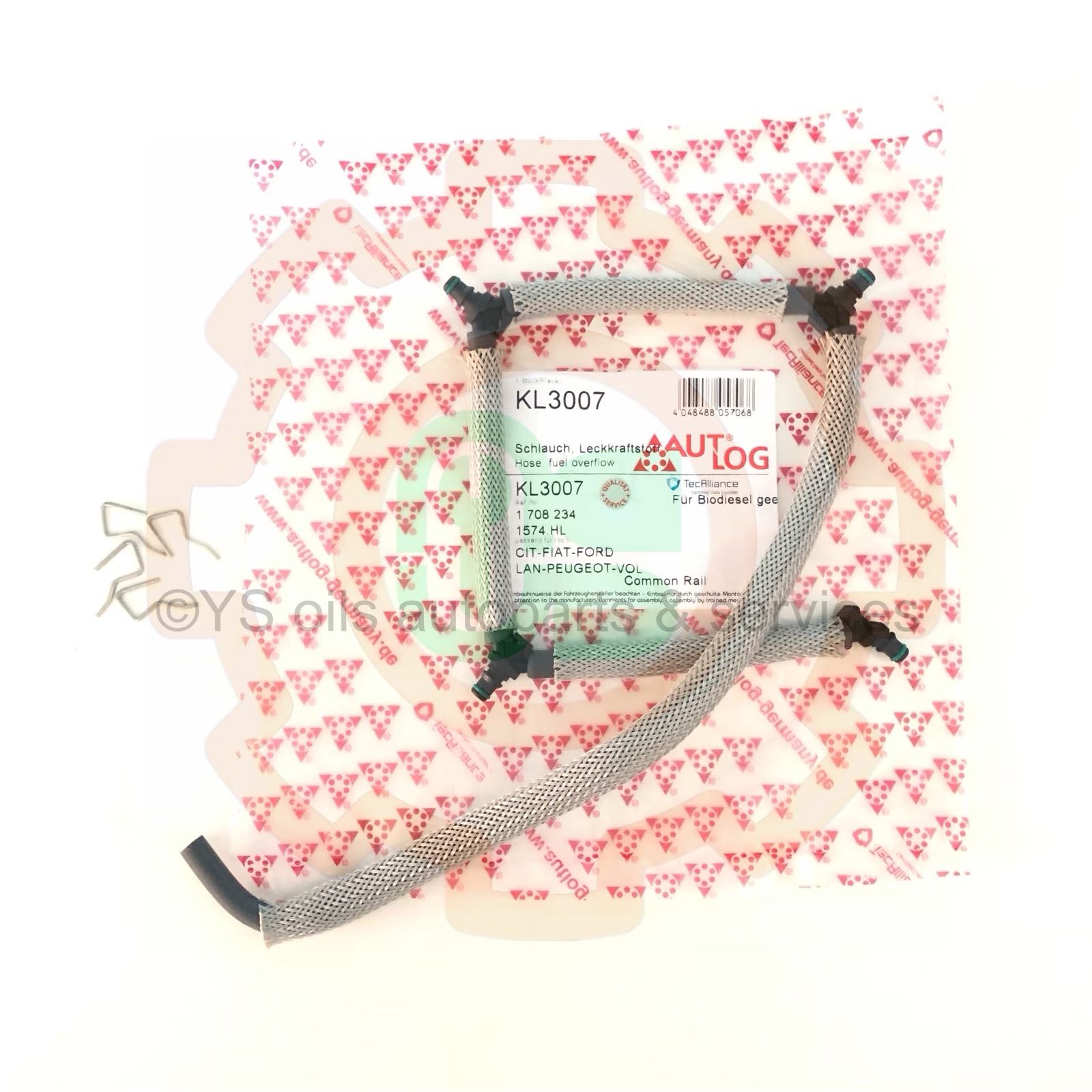 ท่อไหลกลับน้ำมันดีเซล Fuel Leak Off Pipe For FORD FOCUS TDCI, Volvo