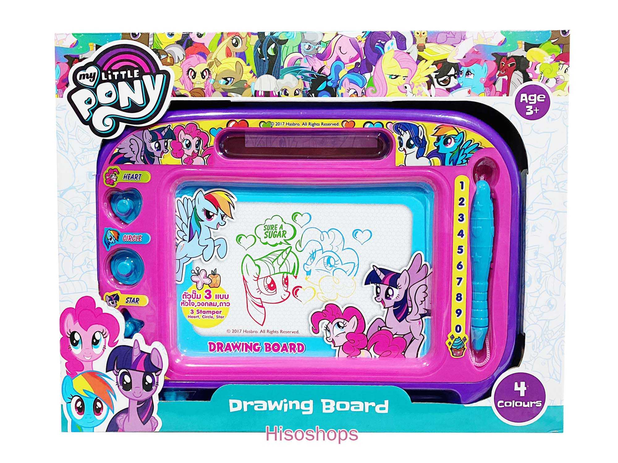 My Little Pony Drawing Board กระดานวาดเขียนมายด์ลิตเติ้ล โพนี่ ลิขสิทธิ์แท้ กระดานเพื่อการเรียนรู้