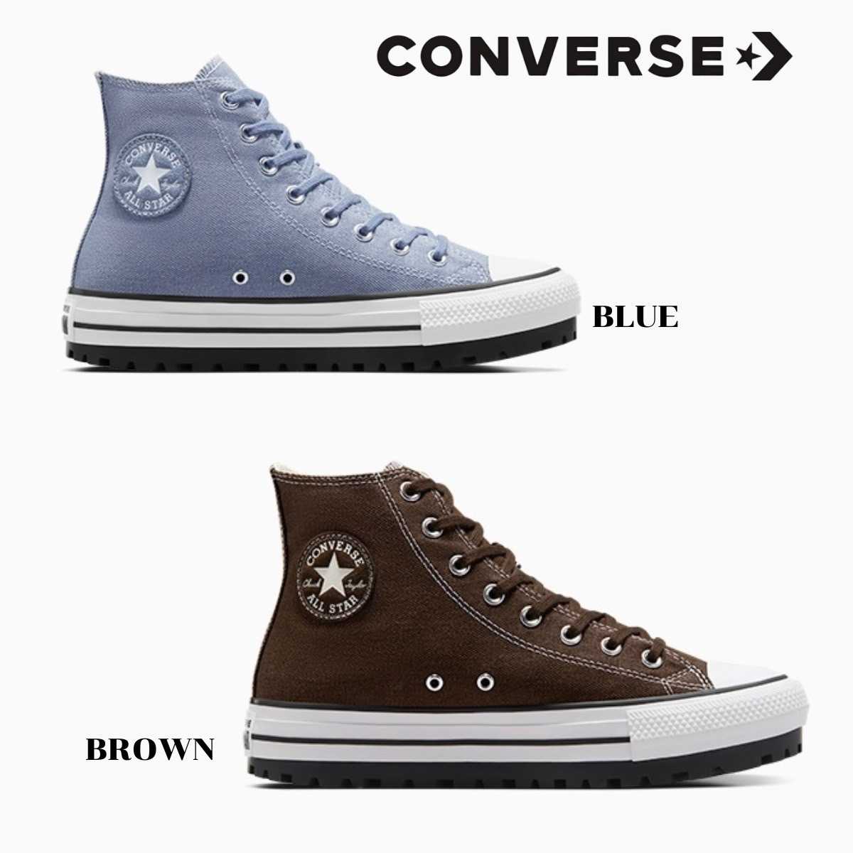 Converse - CTAS CITY TREK PLAY ON FASHION HI สินค้าลิขสิทธิ์แท้ ส่งจากตัวแทนจำหน่าย
