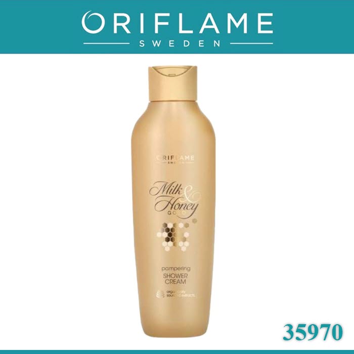 ออริเฟลม 35960 MILK & HONEY GOLD ครีมอาบน้ำ จากนมและน้ำผึ้ง ให้ผิวนุ่ม เนียน