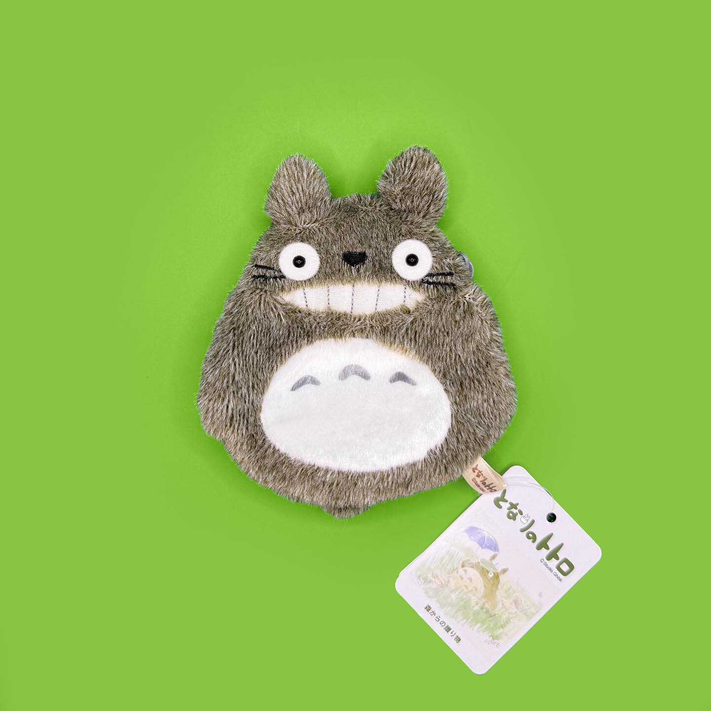 GHIBLI - Fluffy Coin Purse Laughing Totoro