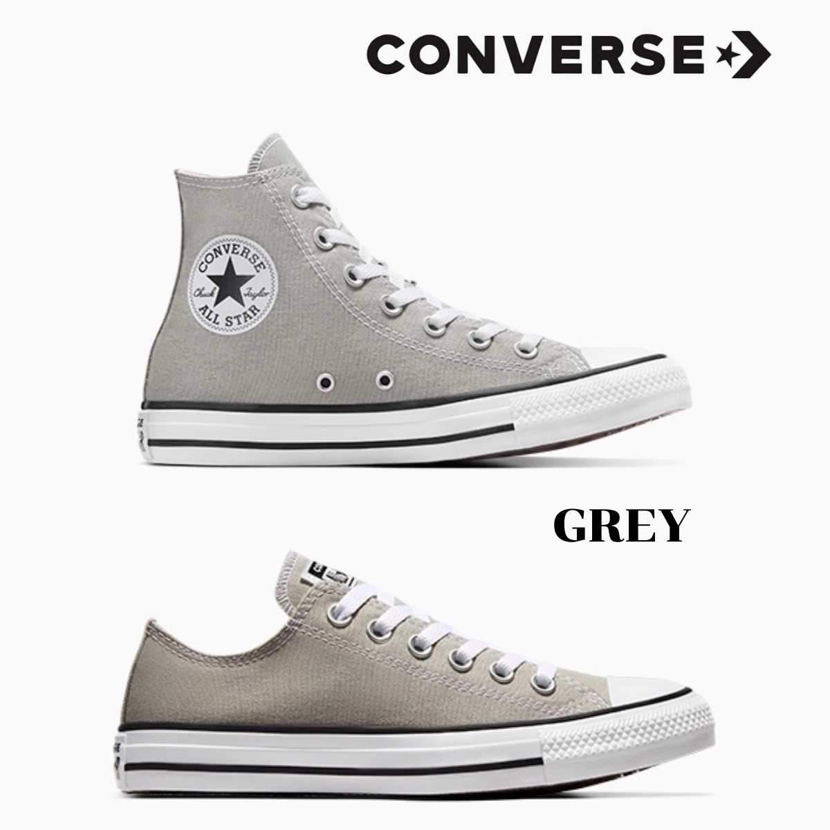 Converse - CTAS Seasonal Color Grey สินค้างานลิขสิทธิ์แท้ ส่งจากตัวแทนจำหน่าย