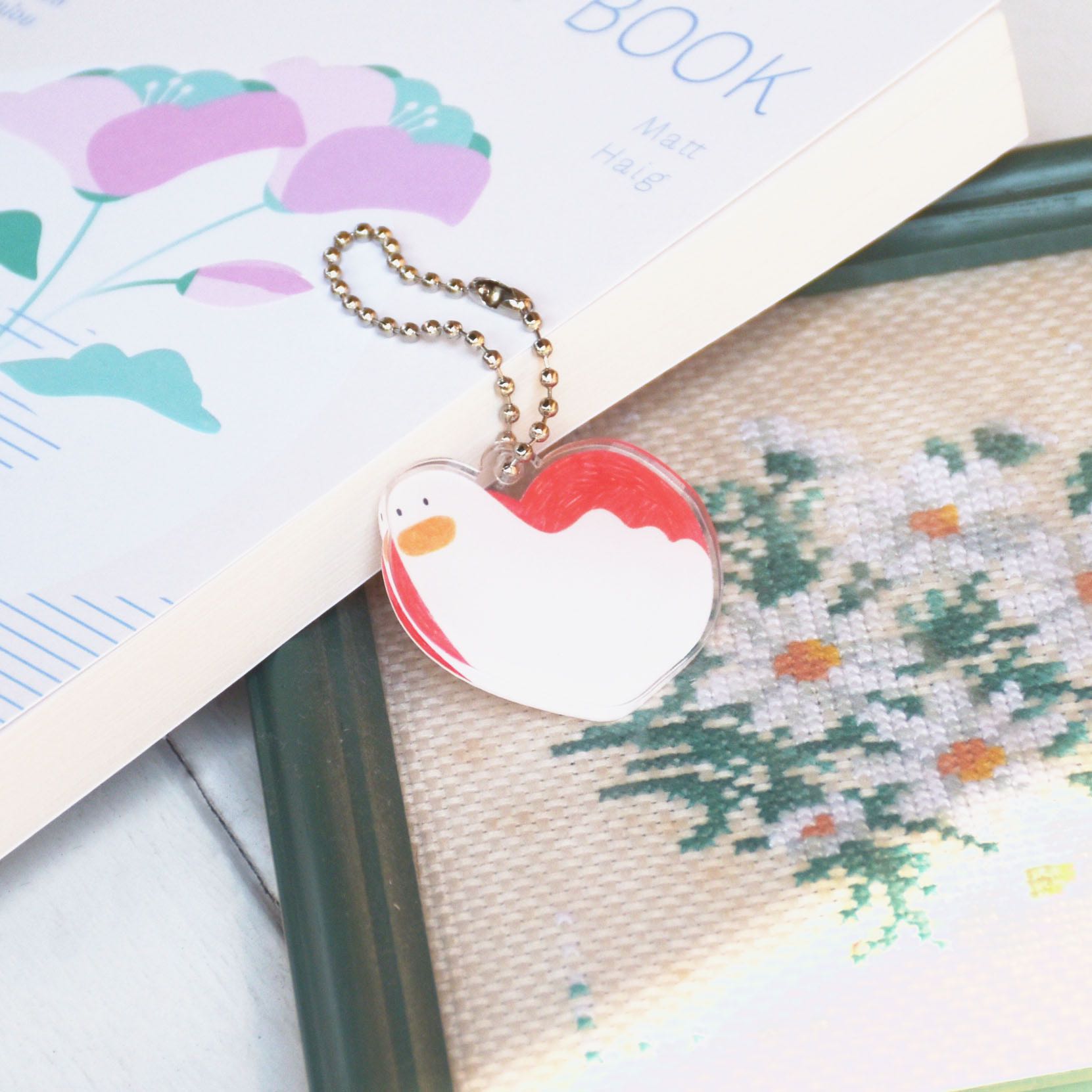 Love my, love my duck Keyring