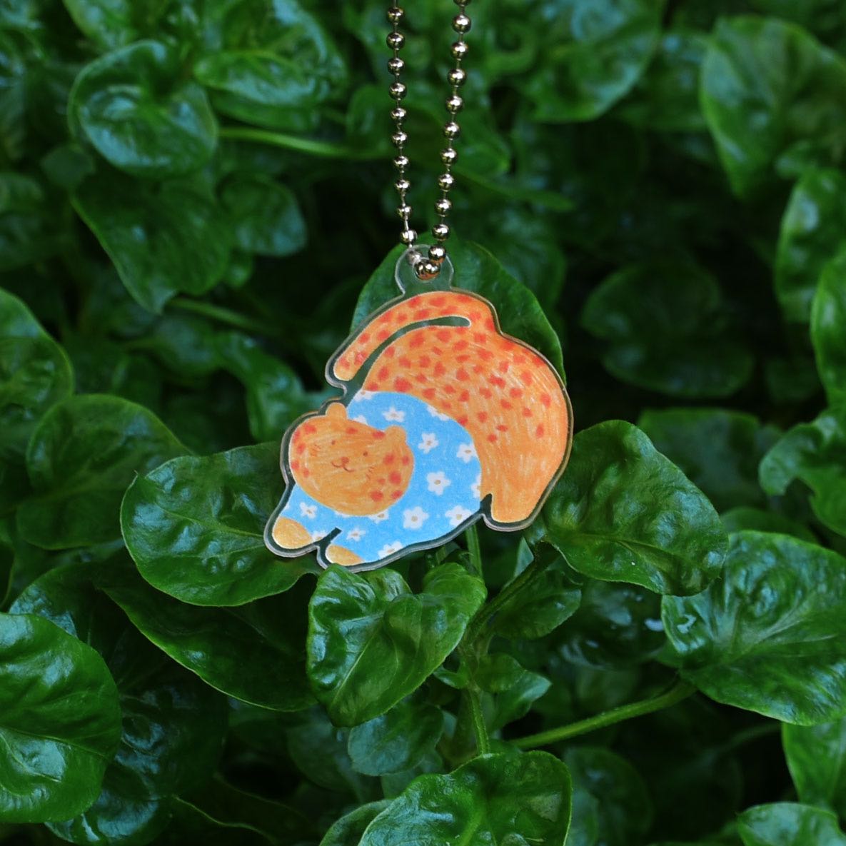 Chubby Cheetah Keyring