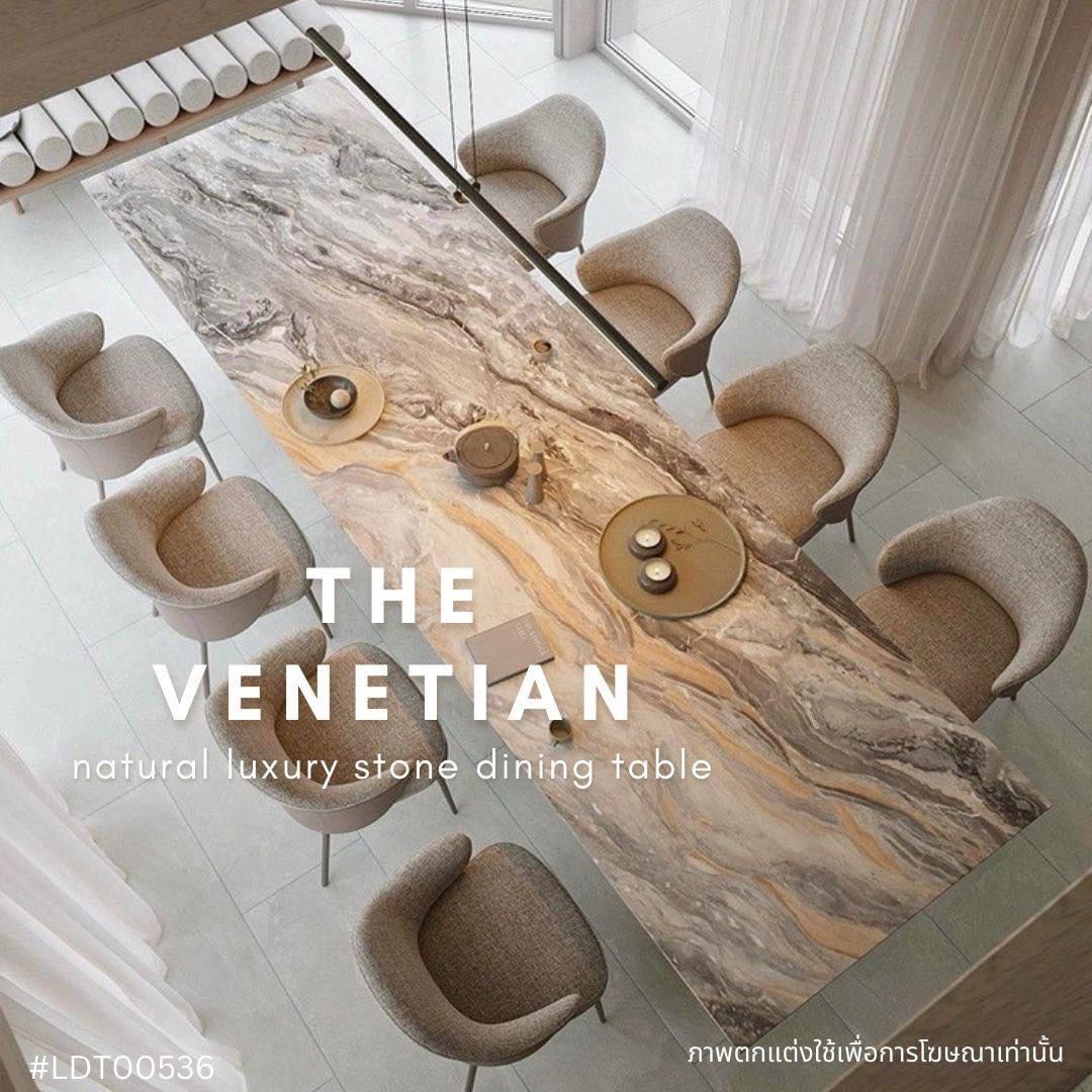 THE VENETIAN natural luxury stone dining table