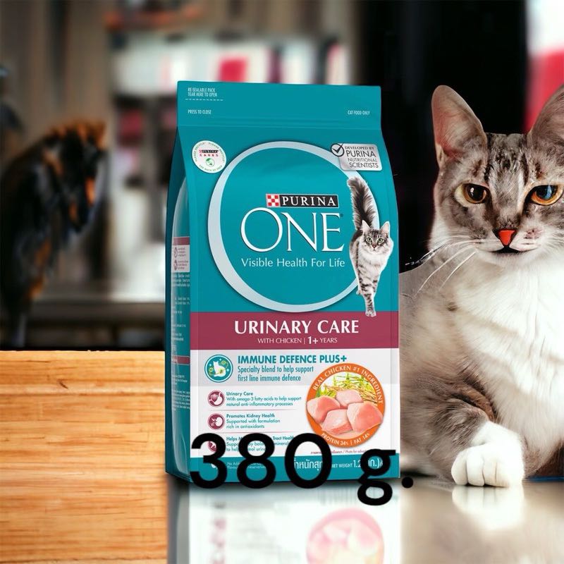 Purina one สูตร URINARY CARE WHITH CHICKEN (380 g.)