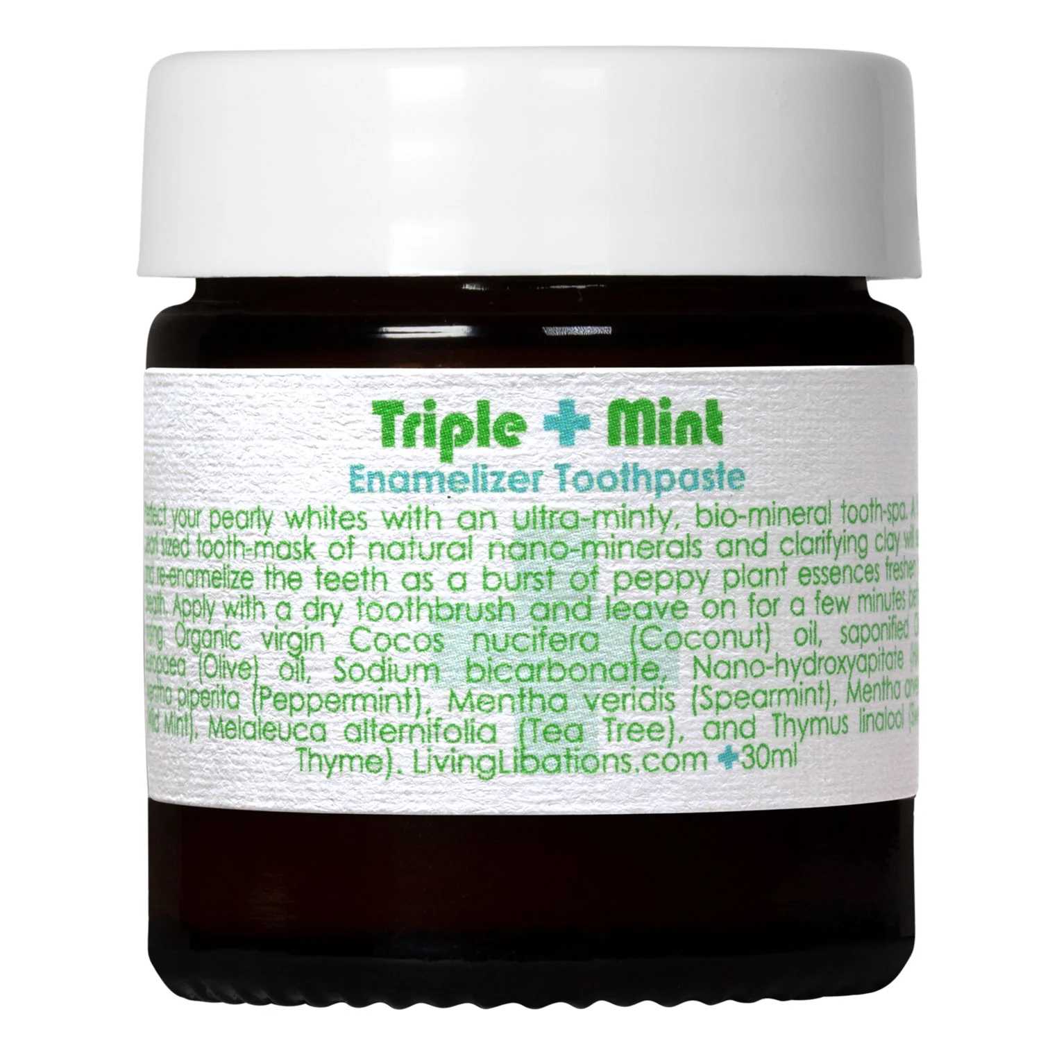 Triple Mint Enamelizer Toothpaste - 100% Organic Botanicals Ingredients ใช้ได้นานถึง 1ปี!