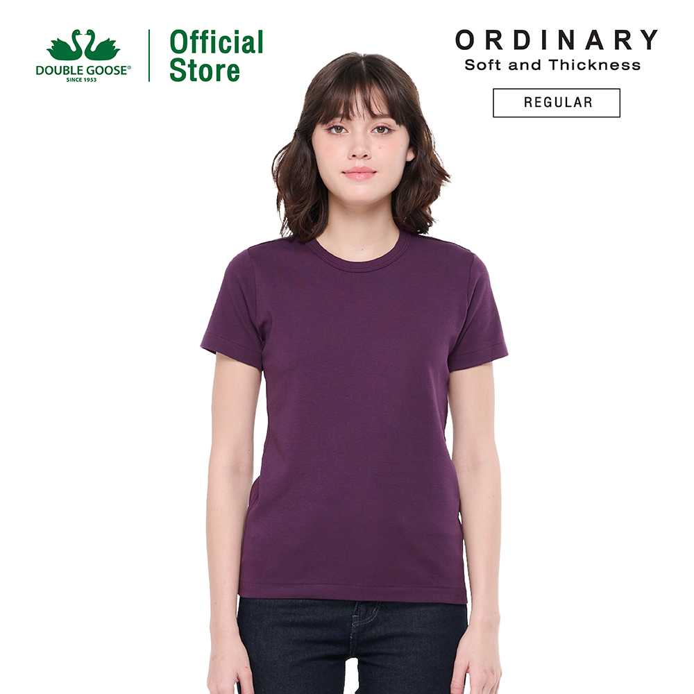 ห่านคู่ เสื้อยืดผู้หญิง ทรง Regular รุ่น Ordinary (Soft & Thickness)