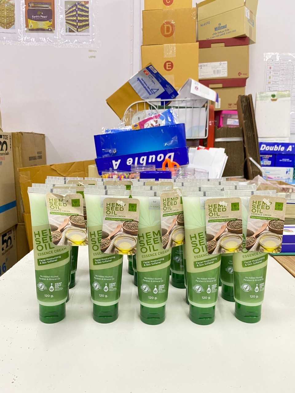 Vitara H emp seed oil 120g โลชั่นน้ำมันกัญชง บำรุงผิว ชุ่มชื้น
