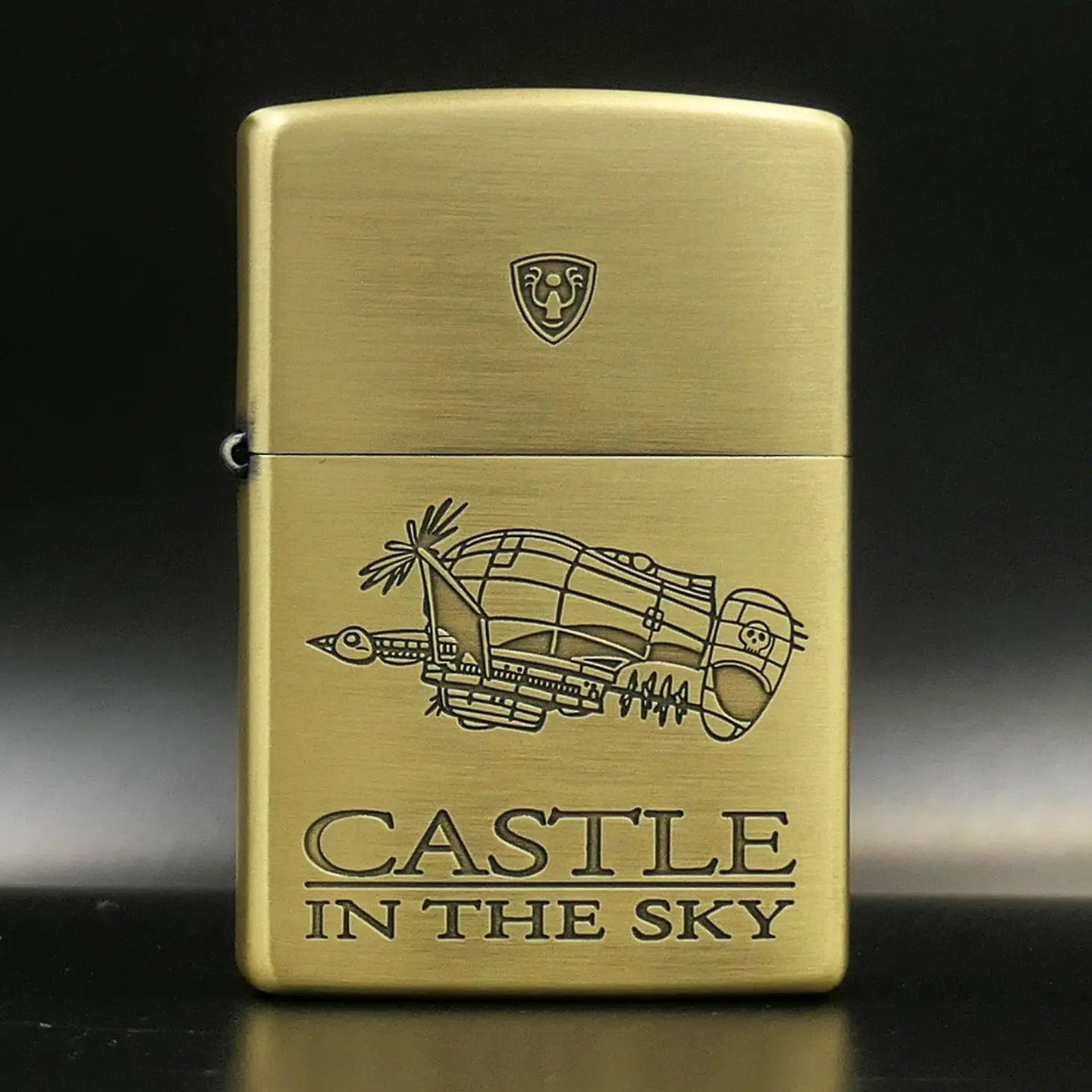 Zippo ไฟแช็กรุ่น ZJP0025 Studio Ghibli - Laputa Castle in The Sky タイガーモス