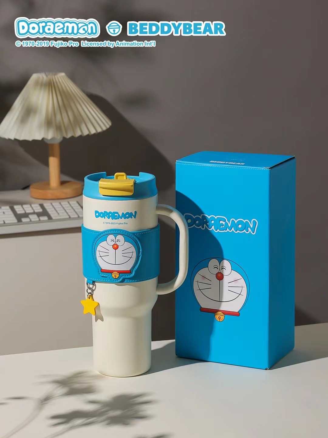BeddyBearXDoreamon  กระติกน้ำสูญญากาศ 2IN1  เก็บอุณหภูมิ BBA015-015D 1.2 ลิตร 1200 ml.