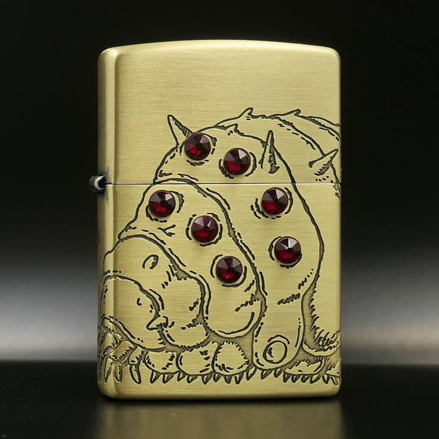 Zippo ไฟแช็กรุ่น ZJP0033 Studio Ghibli - Nausicaä of the Valley of the Wind Red Eyes Ohmu 赤目王蟲