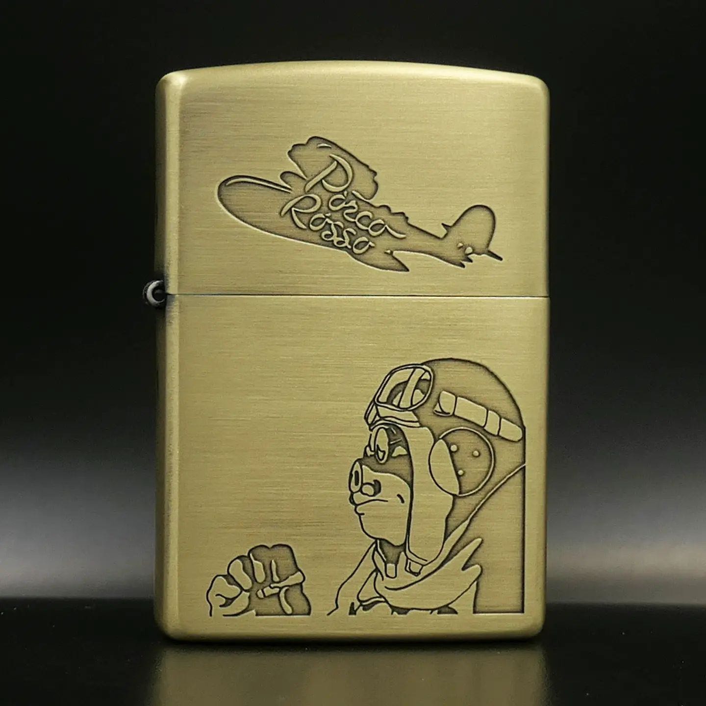 Zippo ไฟแช็กรุ่น ZJP0038 Studio Ghibli - Porco Rosso ポルコ