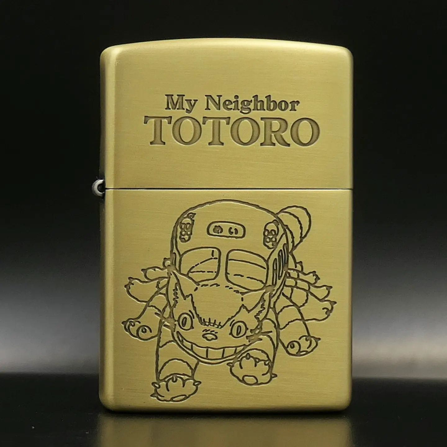 Zippo ไฟแข็กรุ่น ZJP0039 Studio Ghibli - My Neighbor Totoro ネコバス