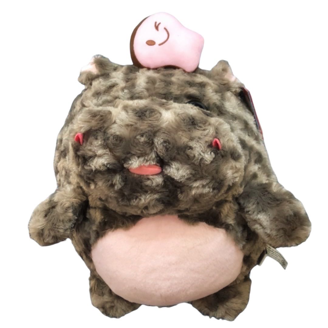 ตุ๊กตาตัวกลม ฮิปโป Size L ขนาด 11-12 นิ้ว แบรนด์ Rainflower เรนฟราวเวอร์
