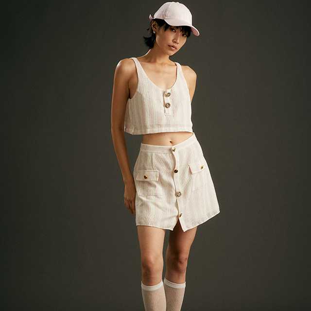 เสื้อกล้ามมครอป LULU-A