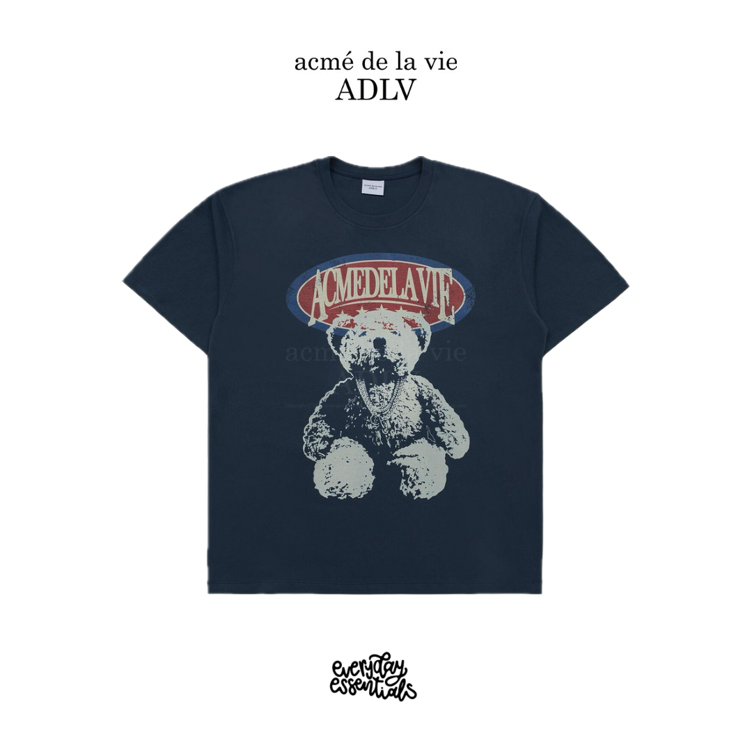 [PreOrder] ADLV - Vintage Overlap Bear Short Sleeve T-Shirt