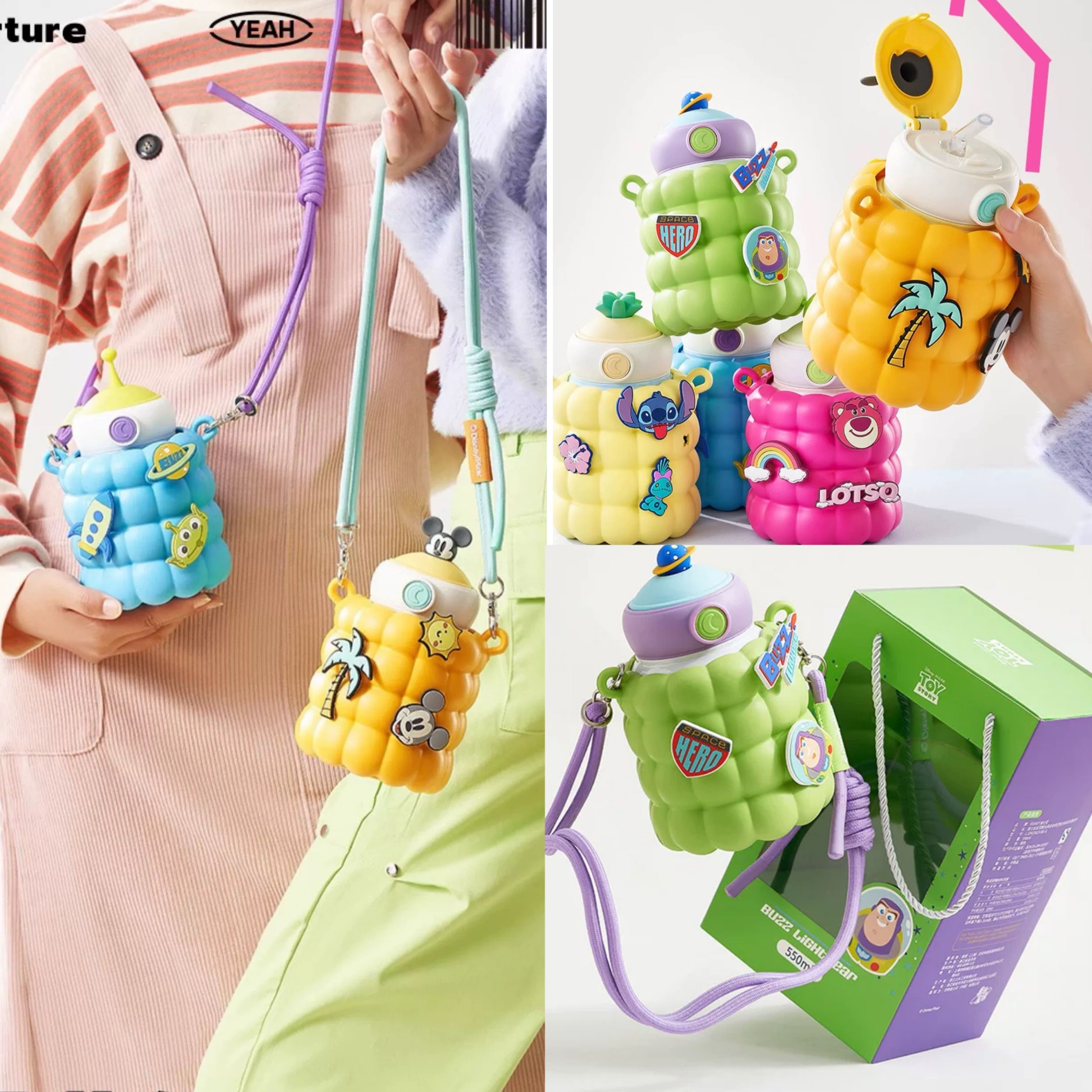 Preorder12-18วัน - ขนาด 550ml พร้อมกระเป๋า ลิขสิทธิ์แท้ เก็บร้อนเย็น