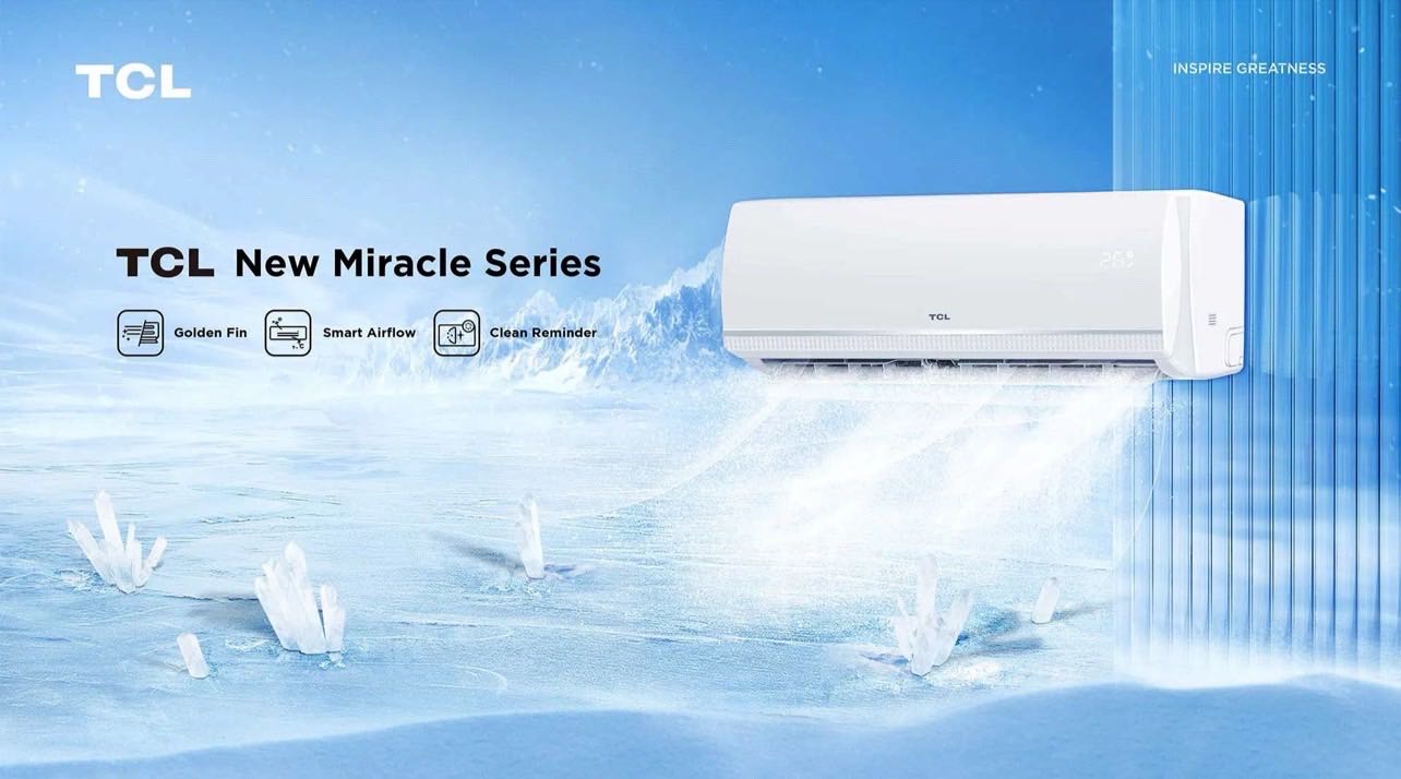 ❄️ผ่อนแอร์❄️ ❄️แอร์ TCL  New Miracle Series Fix Speed ⚡️⚡️⚡️   TAC-25MFS 📌 24,500BTU(เครดิต6/10งวด)