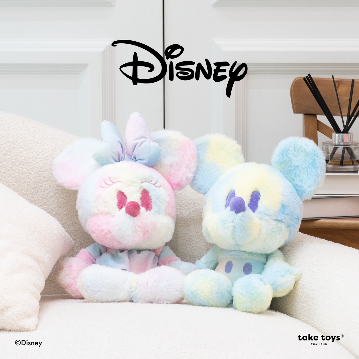 Disney Mickey & Minnie Cotton Candy 11inch