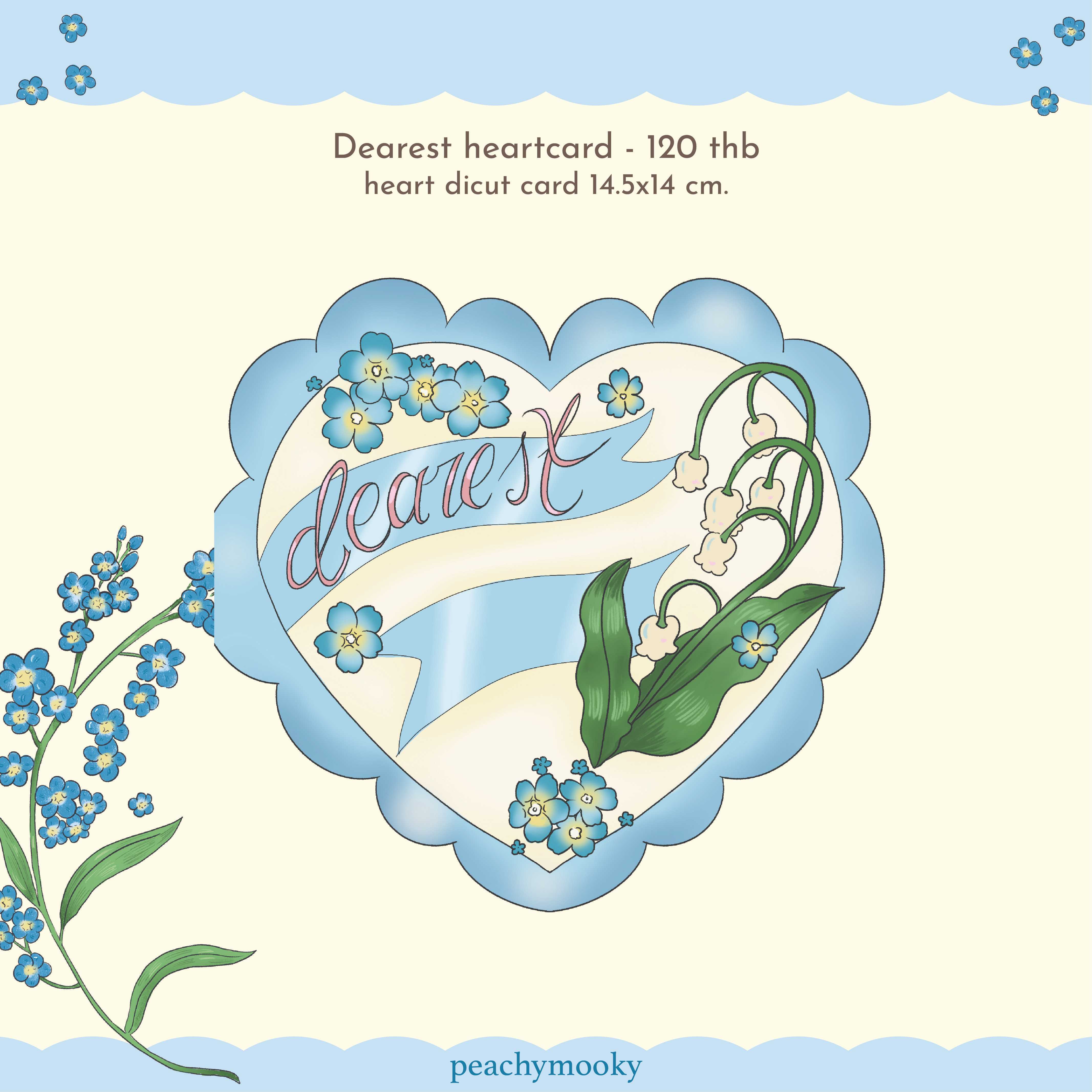 Dearest heart card