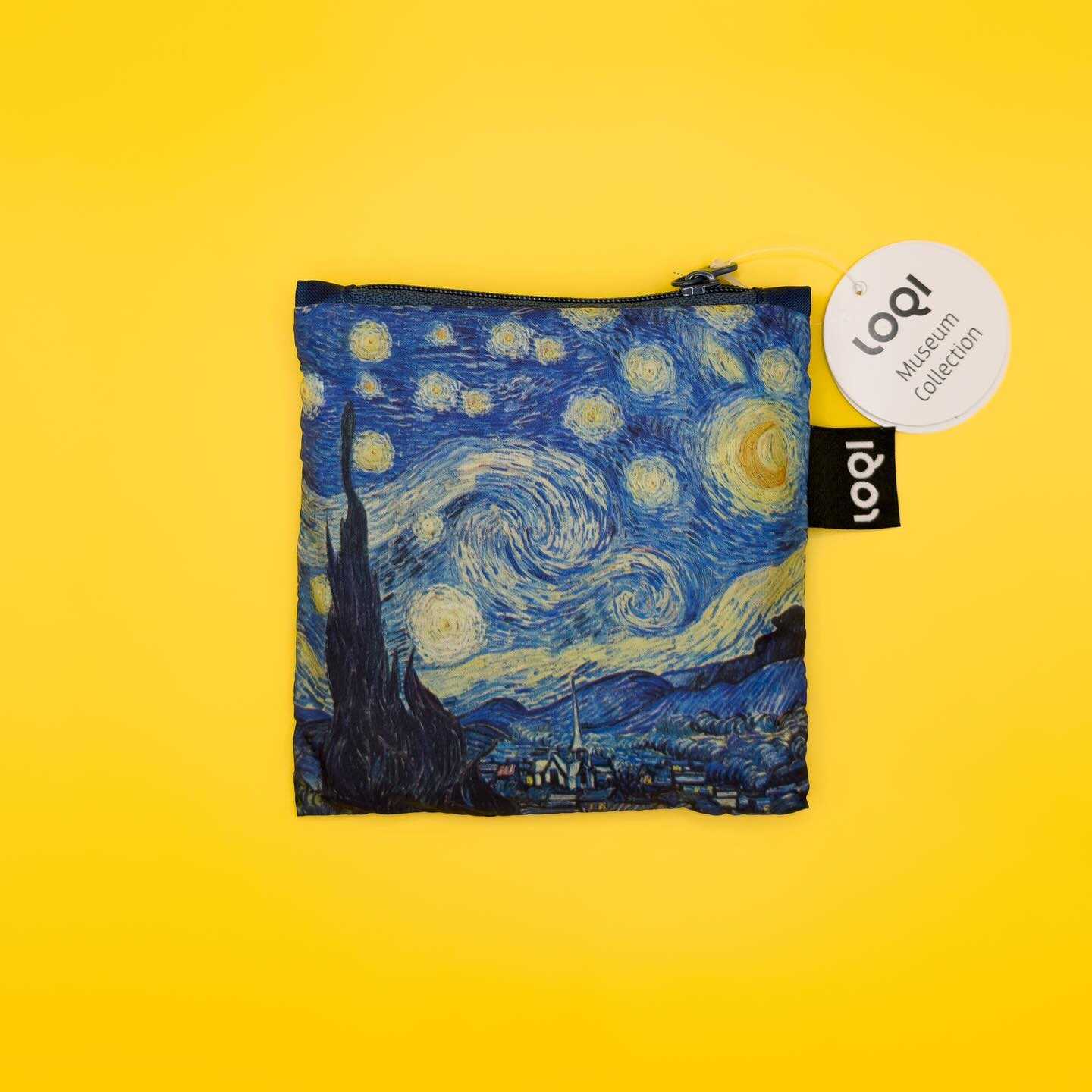 LOQI - Vincent van Gogh The Starry Night Recycled Bag