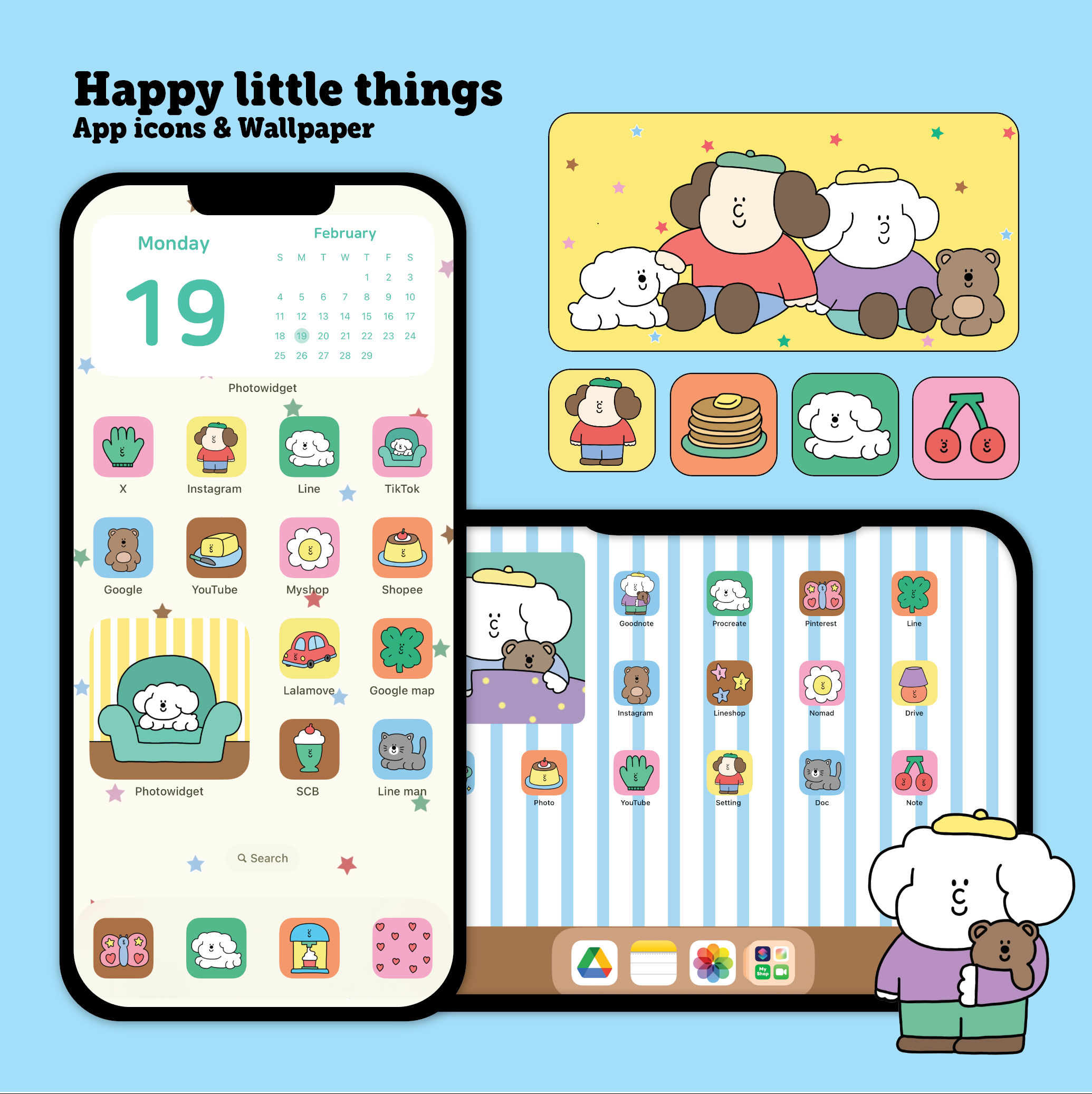 Happy little things App icons