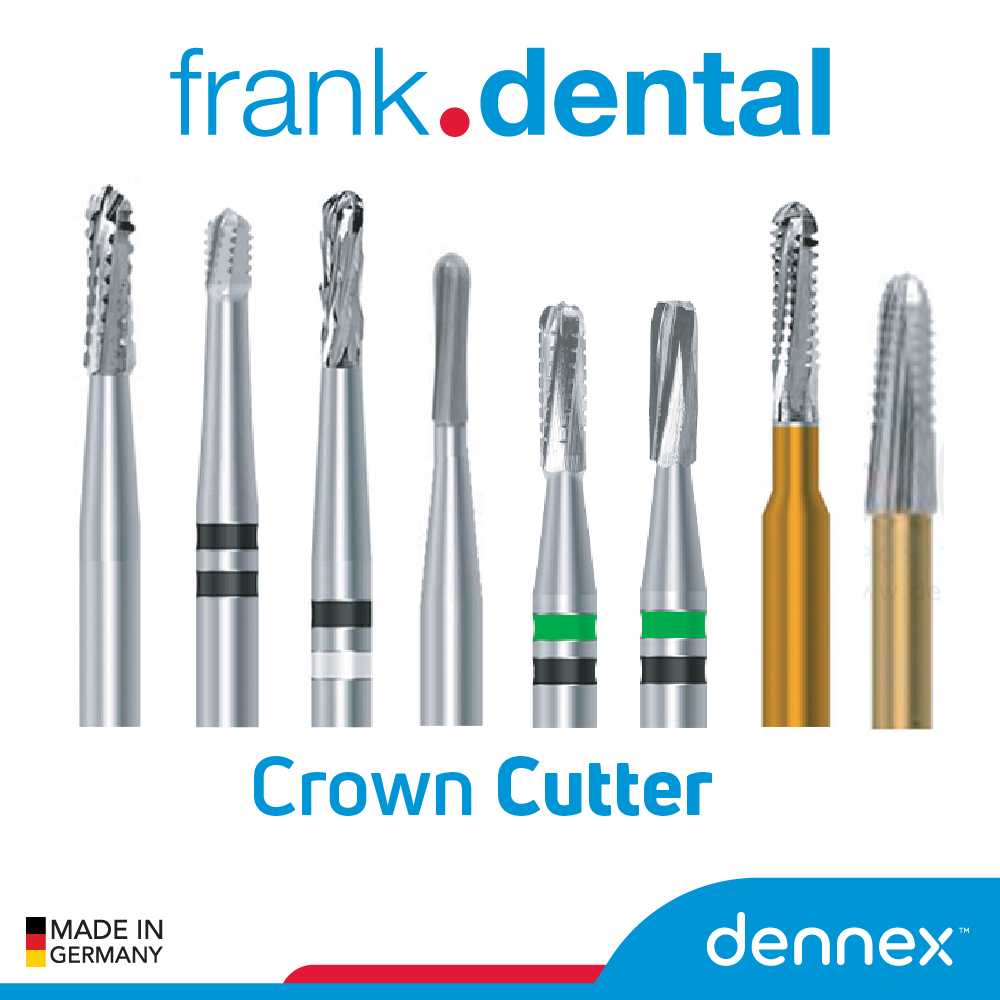 Frank Dental ชุดหัวกรอ Crown Cutter All Ceramic by Dennex