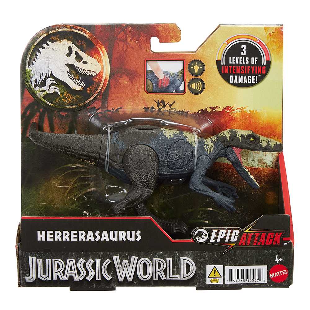 Jurassic World Epic Attack Herrerasaurus (HTP66)