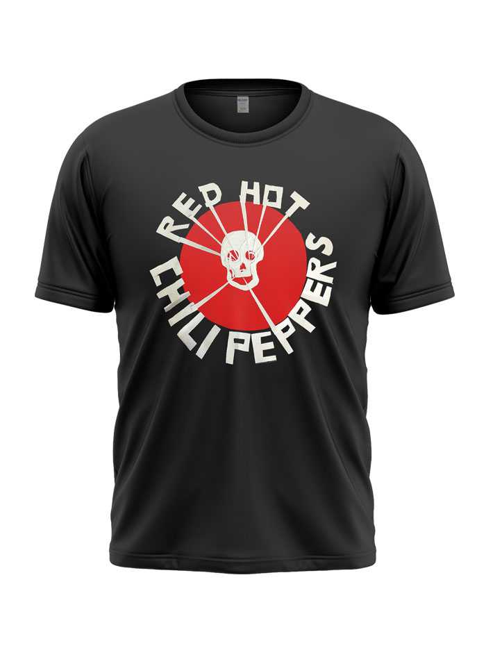 RED HOT CHILI PEPPERS MEN’S TEE : FLEA SKULL