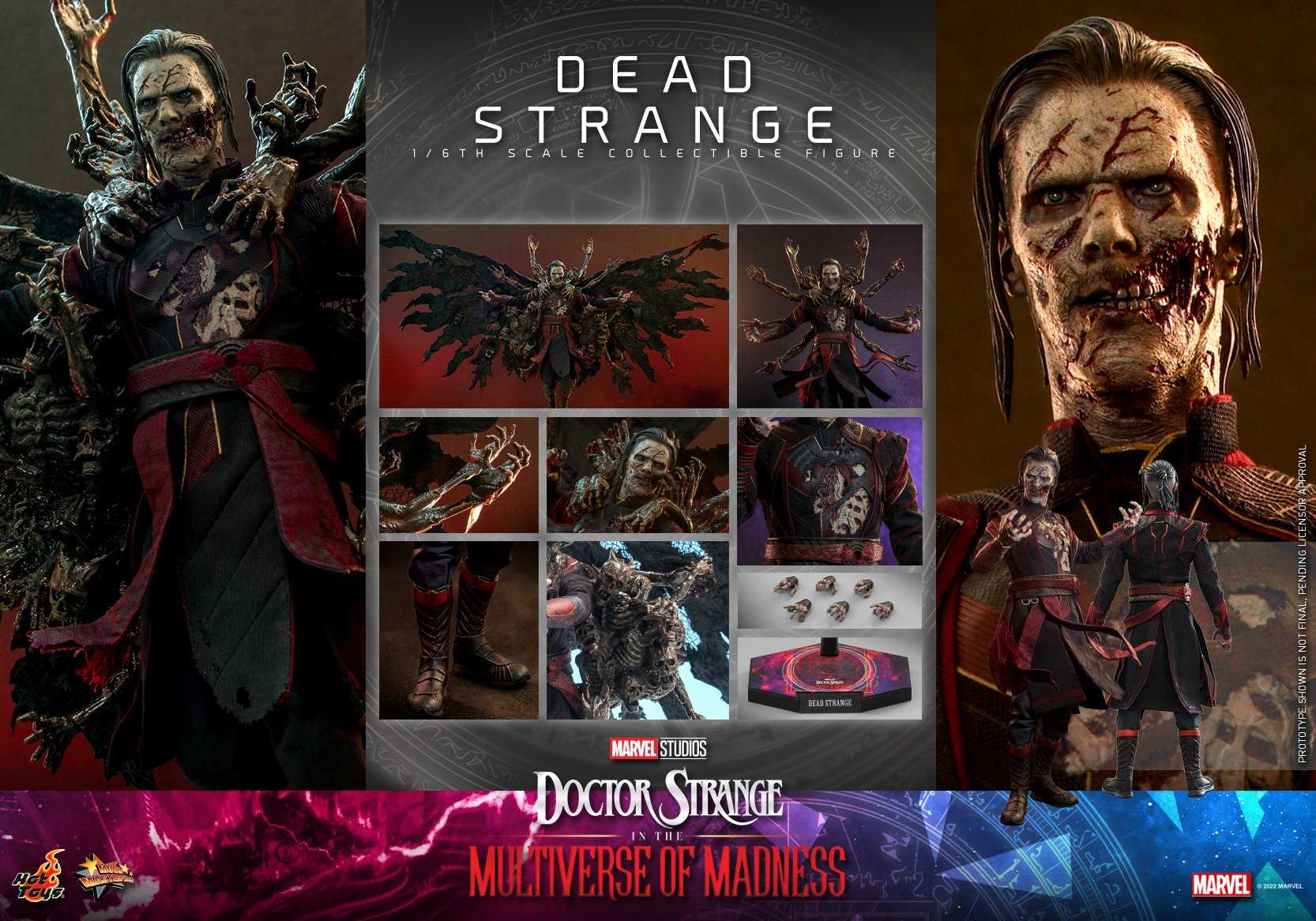 Hot Toys MMS654 1/6 Doctor Strange in the Multiverse of Madness - Dead Strange (TC)