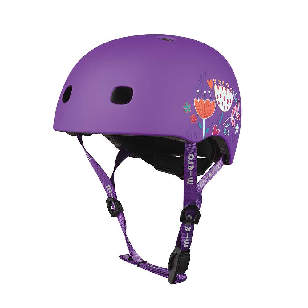 Micro Helmet Floral Purple - M