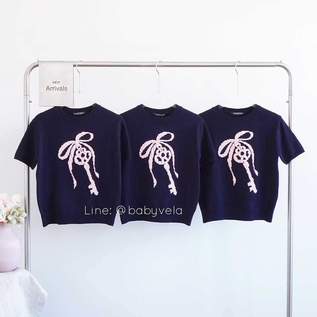 Luv is True NM KEY KNIT (NAVY)