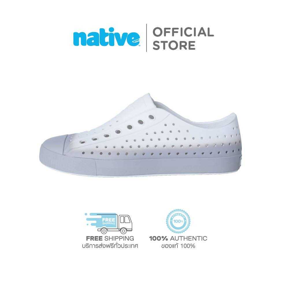 Native รองเท้ากันน้ำผู้ใหญ่ EVA รุ่น  Jefferson Ombre Shell White/Pigean Grey/Pigean Grey Ombre