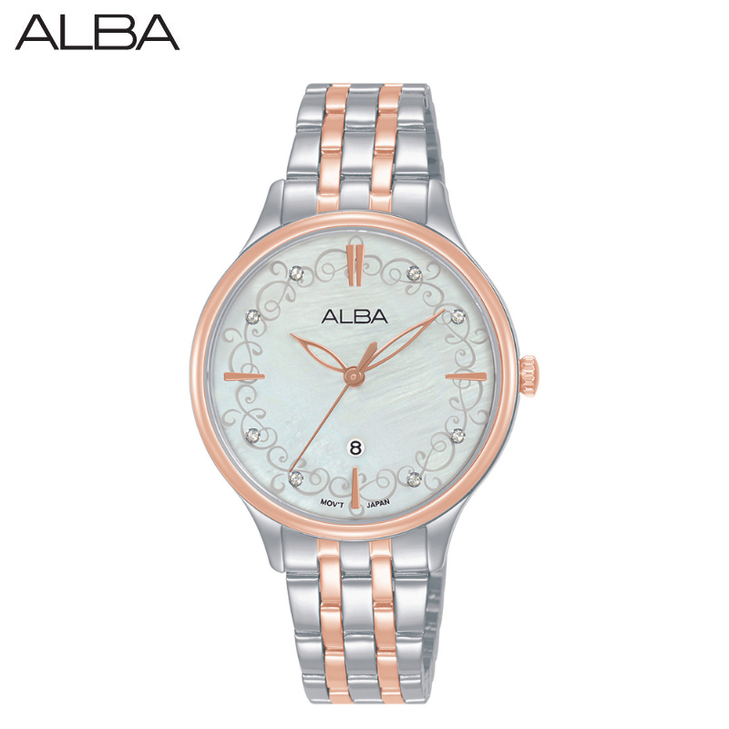 ALBA นาฬิกาข้อมือผู้หญิง Ikebana Quartz รุ่น AH7CR2X ขนาด 32 mm.