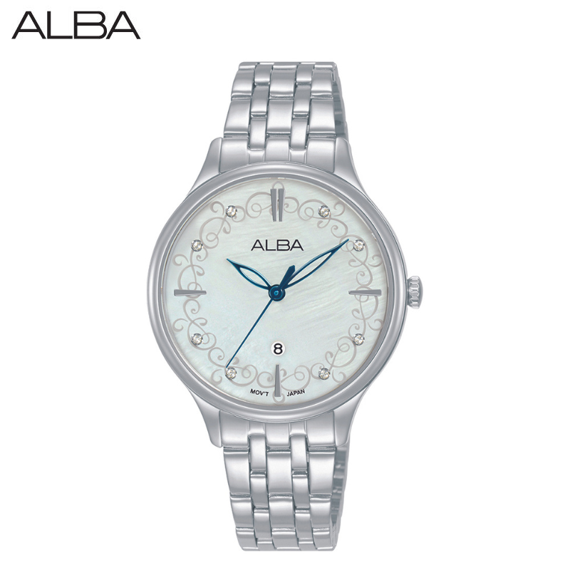ALBA นาฬิกาข้อมือผู้หญิง Ikebana Quartz รุ่น AH7CS1X ขนาด 32 mm.