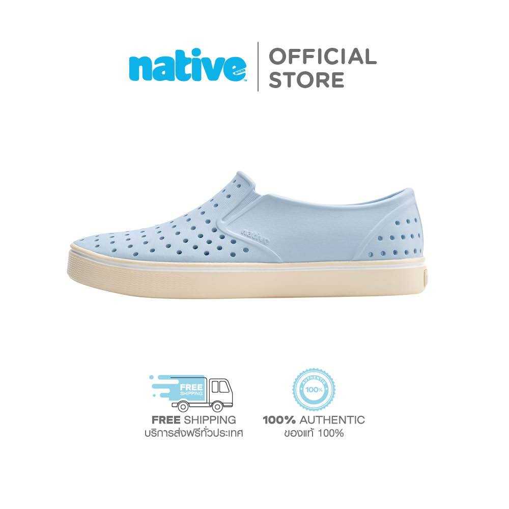 Native รองเท้ากันน้ำผู้ใหญ่ EVA รุ่น Miles Air Blue/Bone White/Shell White